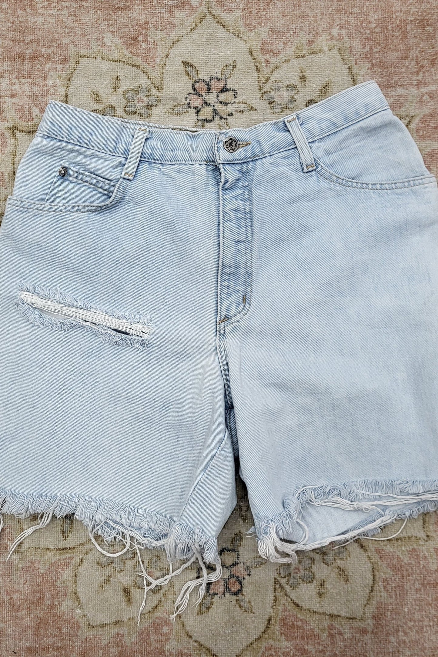 Custom Vintage Jocelyn Smith Denim Shorts | Swank Boutique