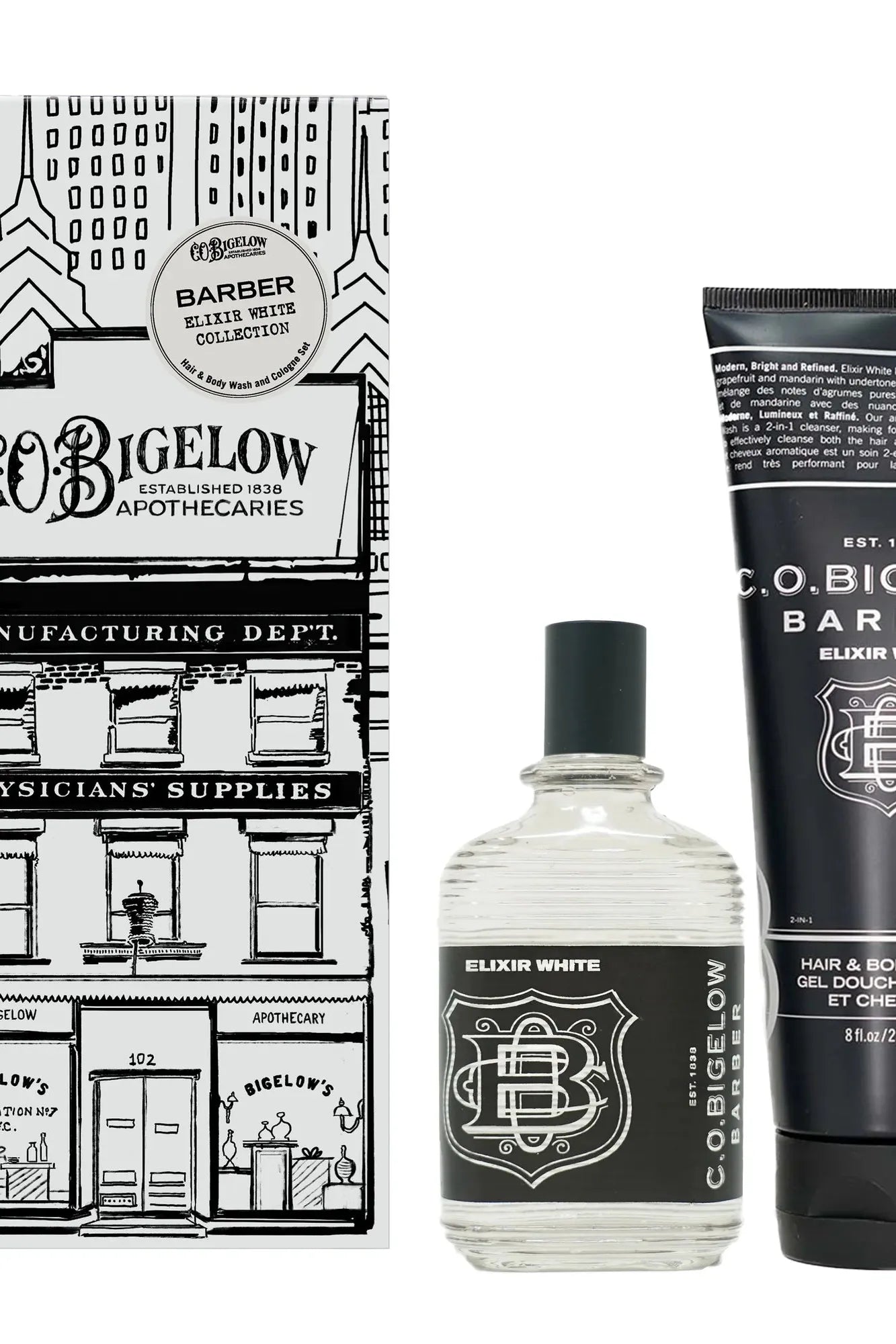 Elixir Apothecary Box - White | Swank Boutique