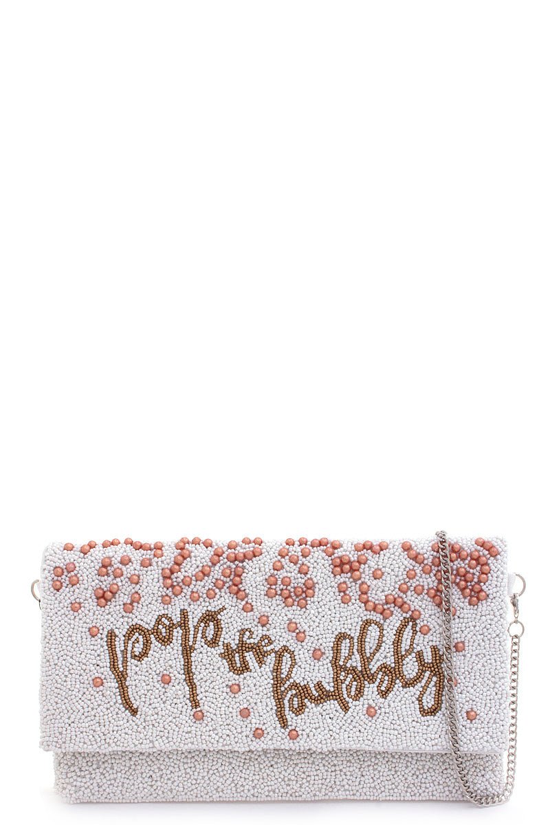Pop The Bubbly Clutch | Swank Boutique
