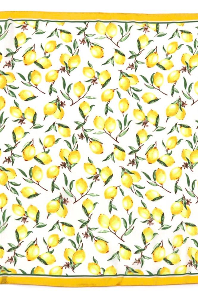 Lemon Printed Scarf