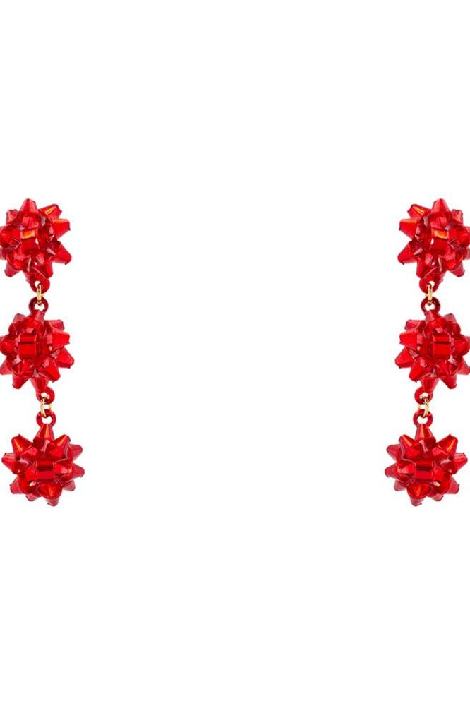 Holiday Bow Earrings | Swank Boutique