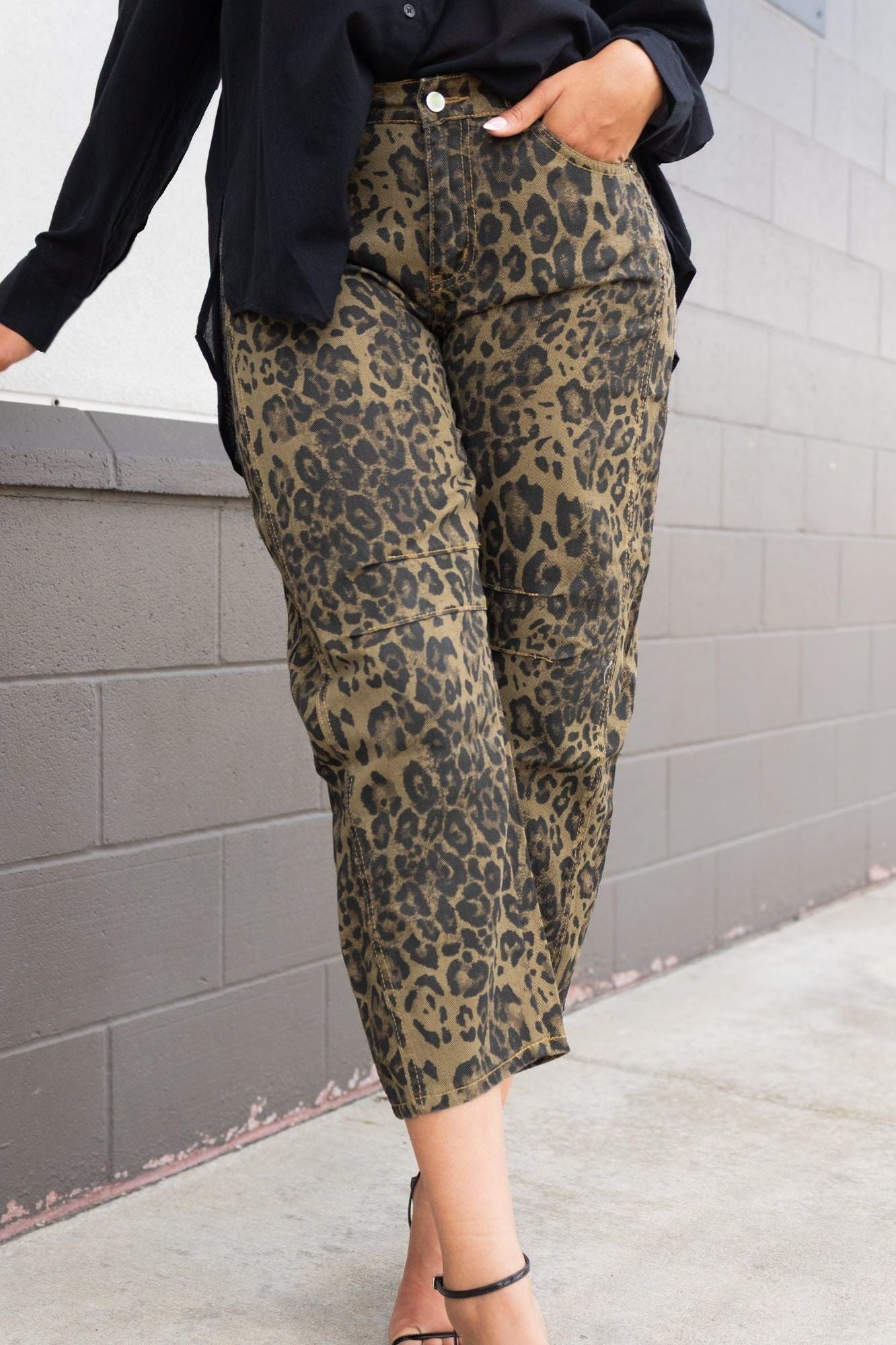 Diamond Leopard Pants | Swank Boutique