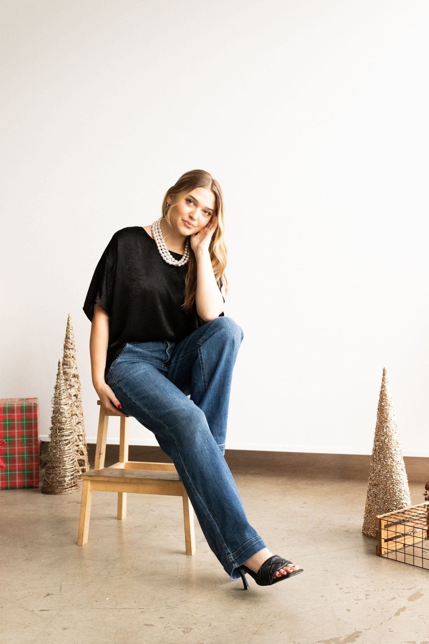 Highwaist Wide Leg Jeans | Swank Boutique