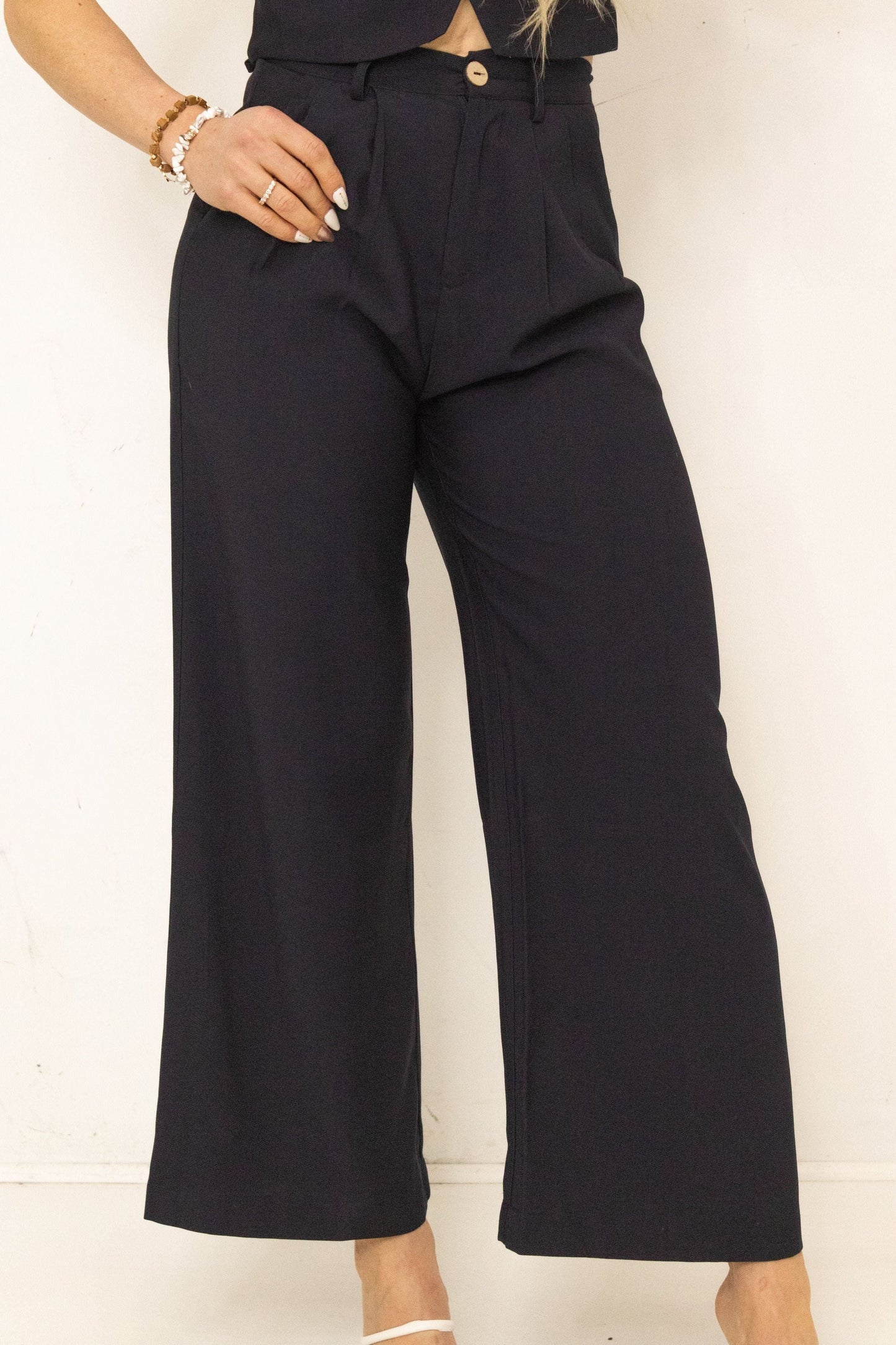 Mia Trouser Navy | Swank Boutique