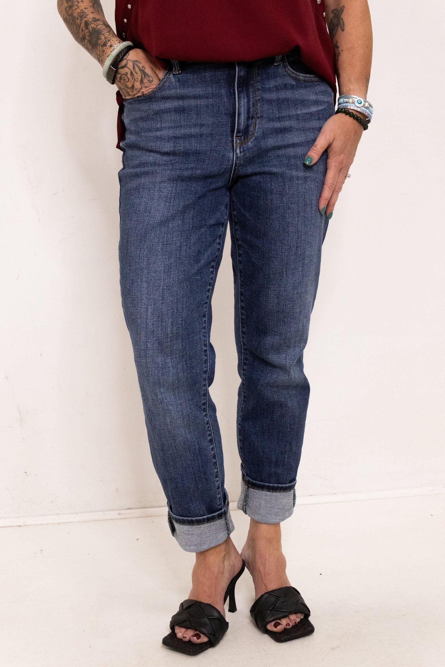 Slim Fit High Waist Denim | Swank Boutique