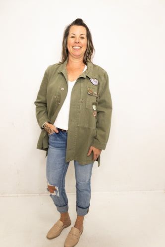 Aria Army Jacket | Swank Boutique