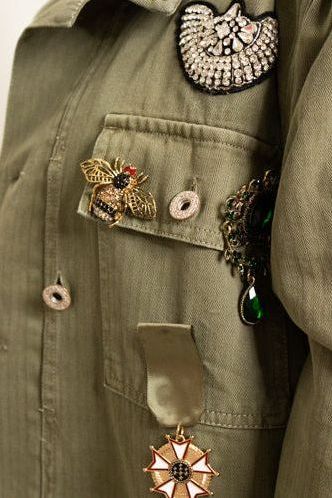 Aria Army Jacket | Swank Boutique