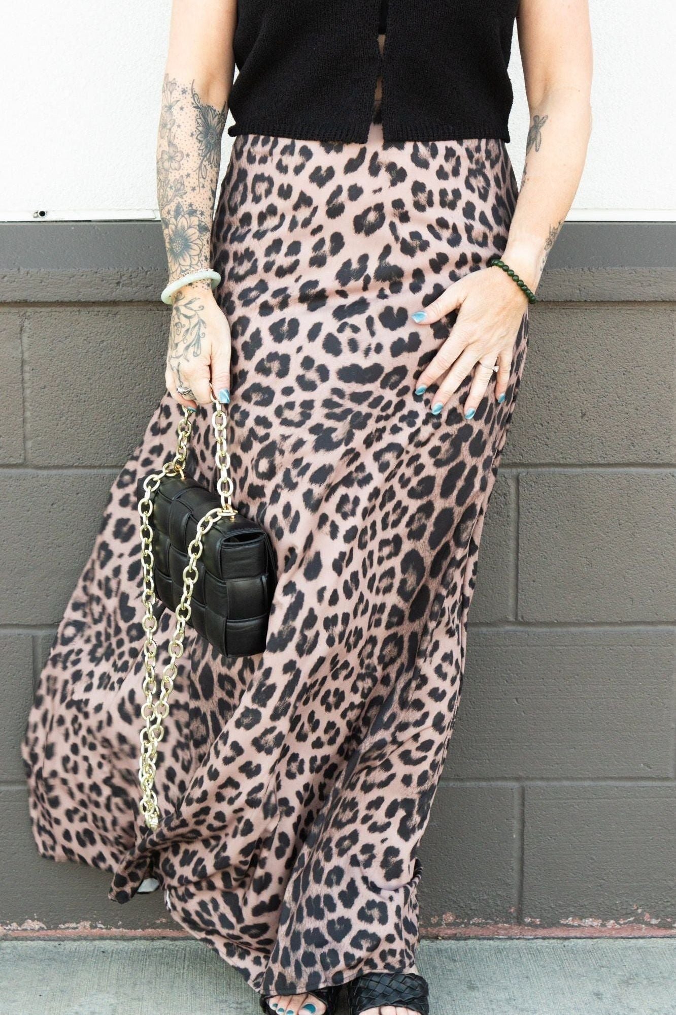 Leopard Maxi Skirt