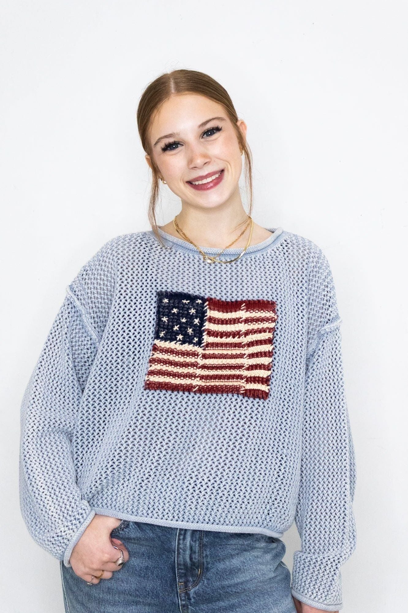 Star Spangled Sweater | Swank Boutique