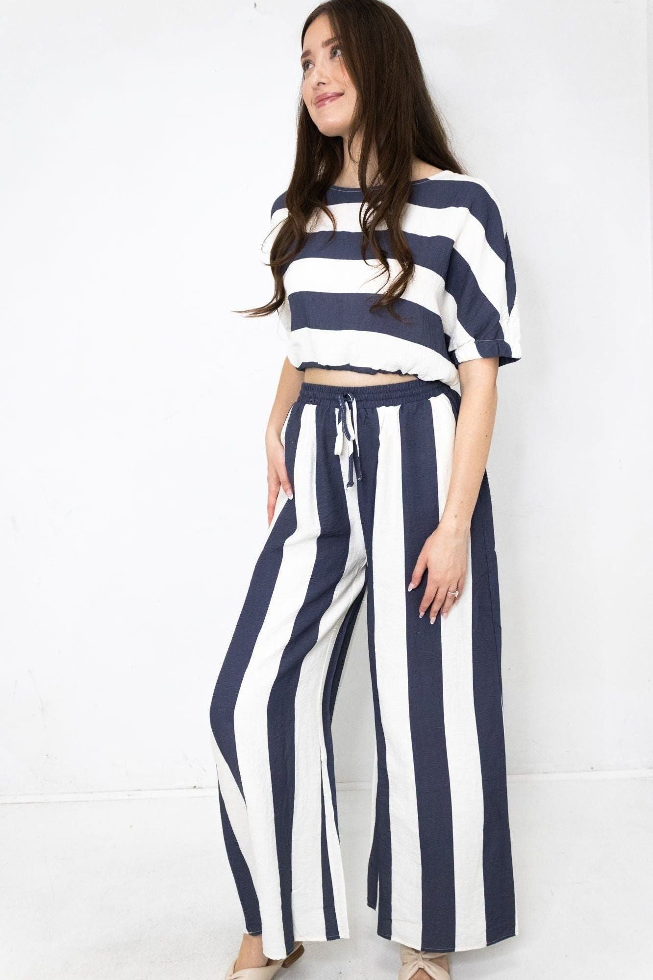 Astoria Striped Trousers | Swank Boutique