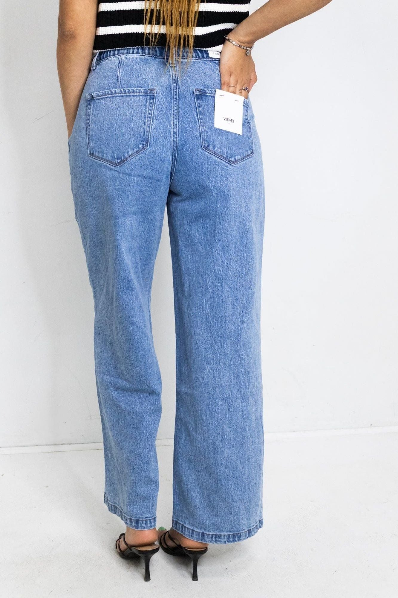 Hartwell Pleated Jeans | Swank Boutique