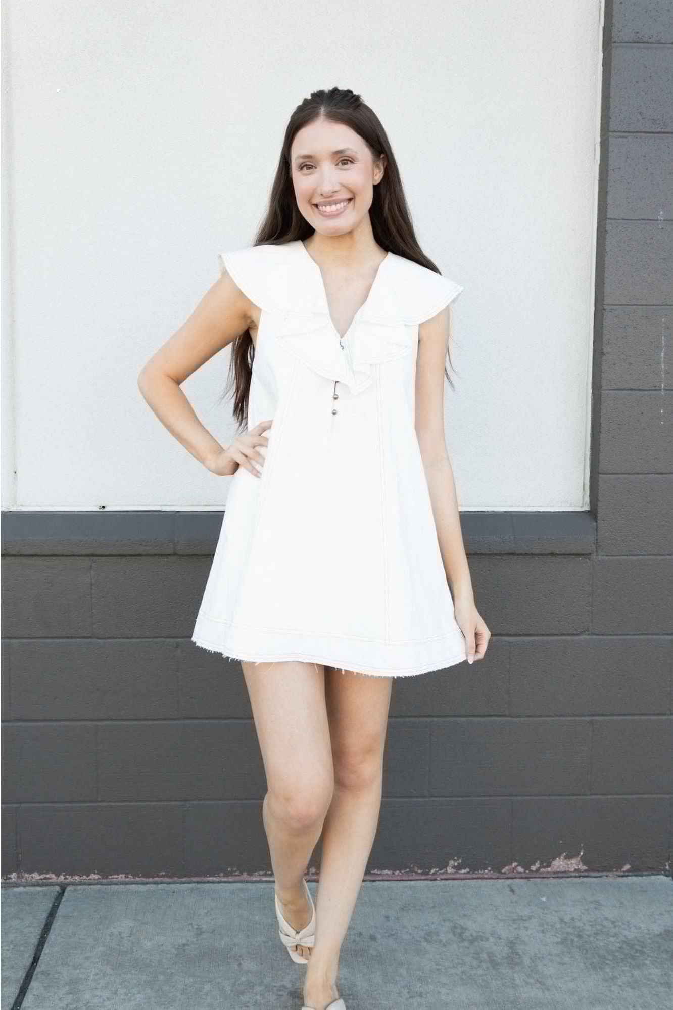 Camila Ruffled Dress | Swank Boutique