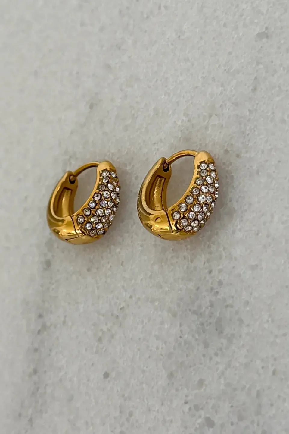 Dainty Diamond Huggies | Swank Boutique