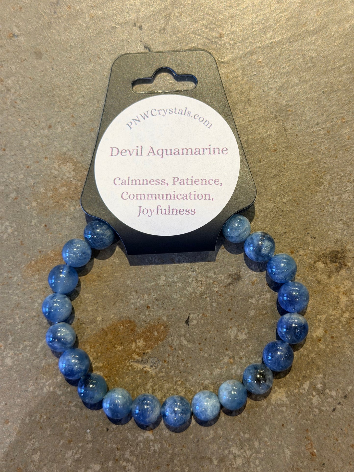 Devil Aquamarine Gemstone Bracelet | Swank Boutique