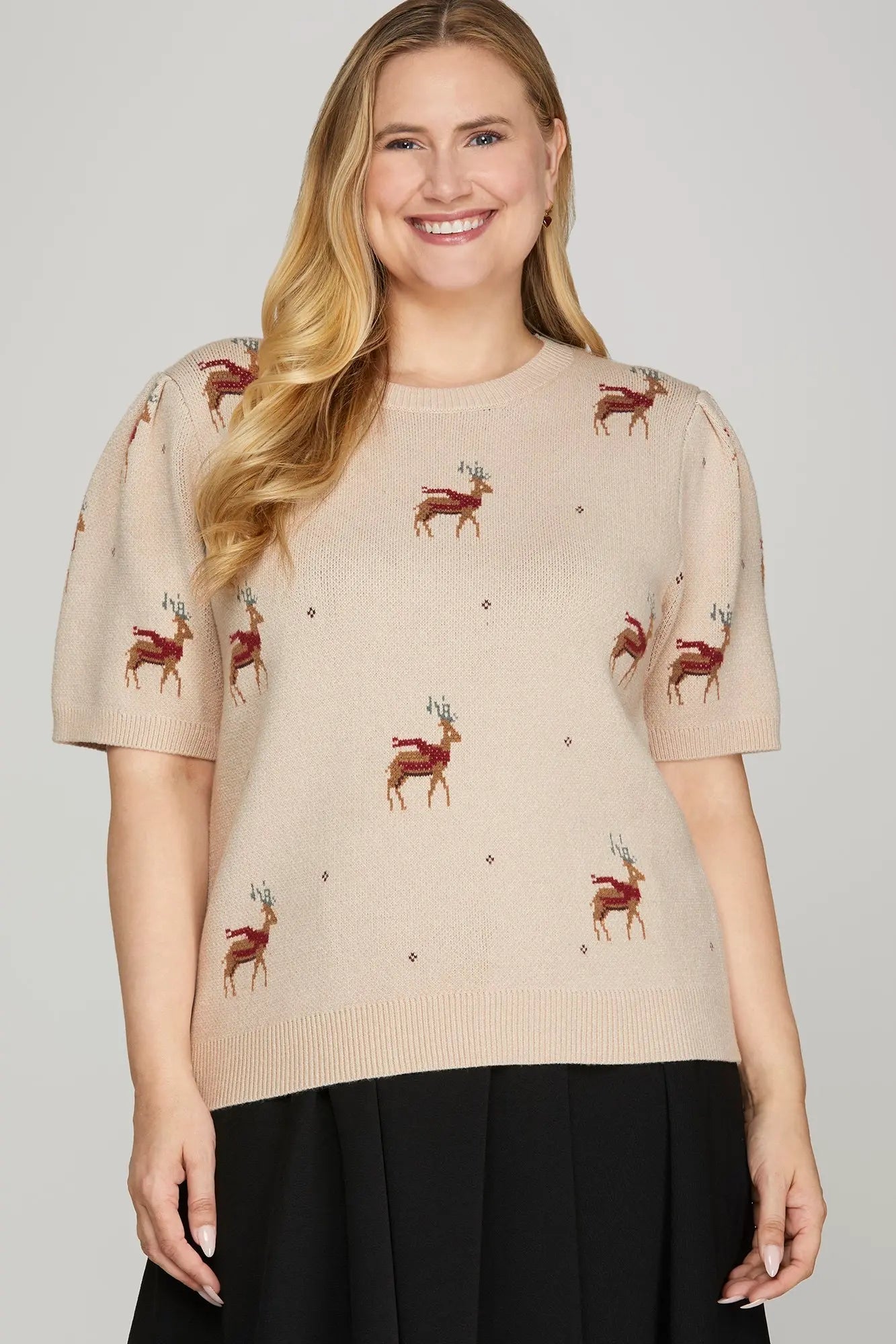Reindeer Sweater | Swank Boutique