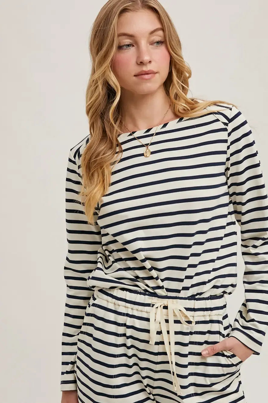 Megan Striped Pullover (Copy) | Swank Boutique