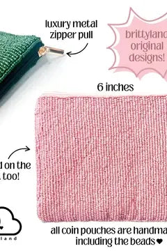 Beaded Coin Purse - Oops, I'm Buying Again (Copy) | Swank Boutique