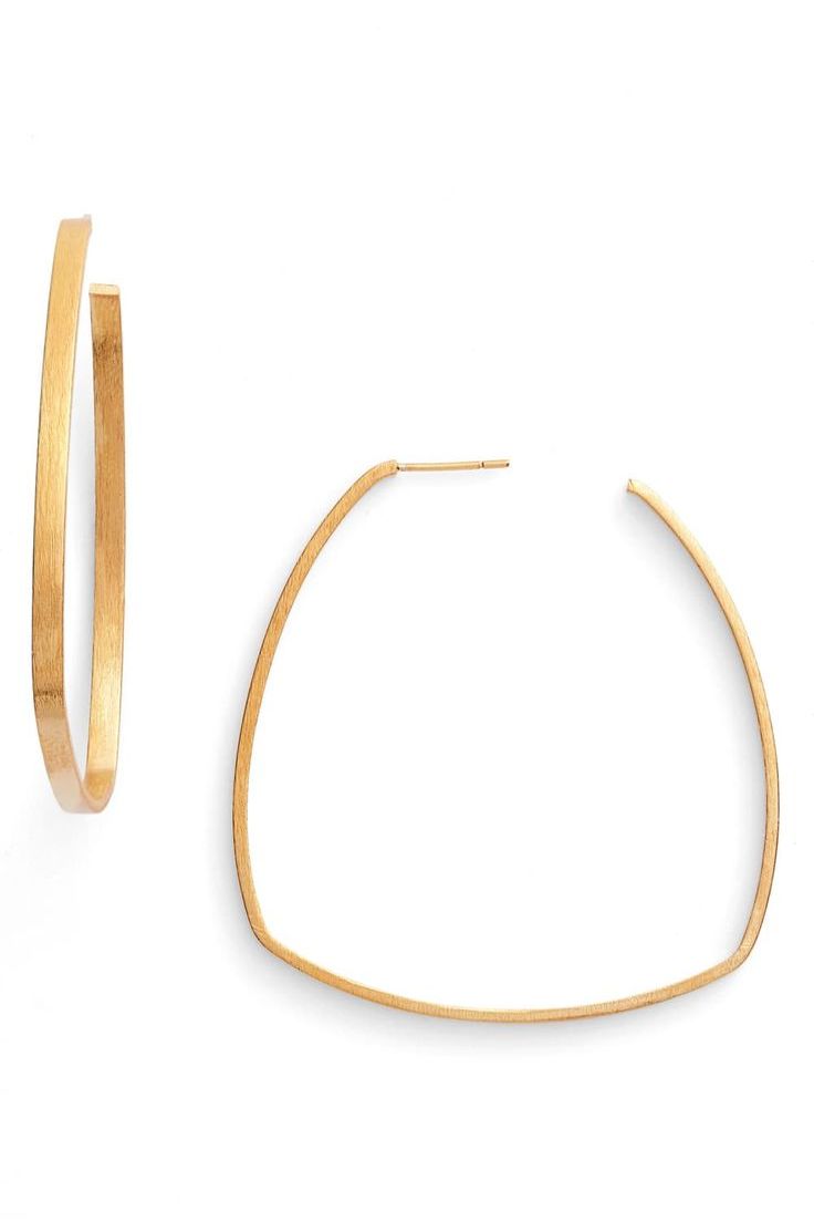 Nomad Large Square Hoop Earrings - Silver (Copy) | Swank Boutique