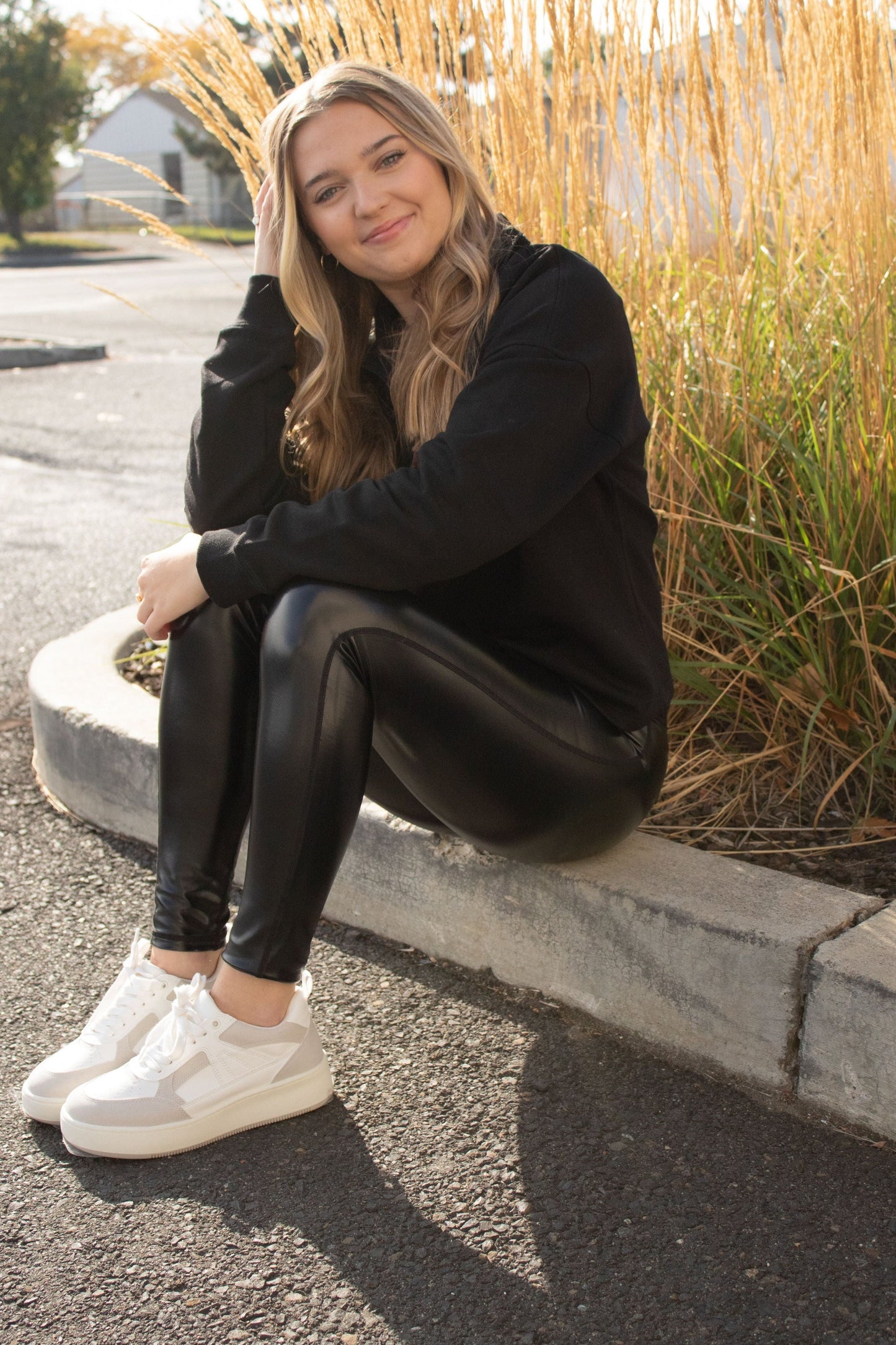 Glossy Leggings | Swank Boutique