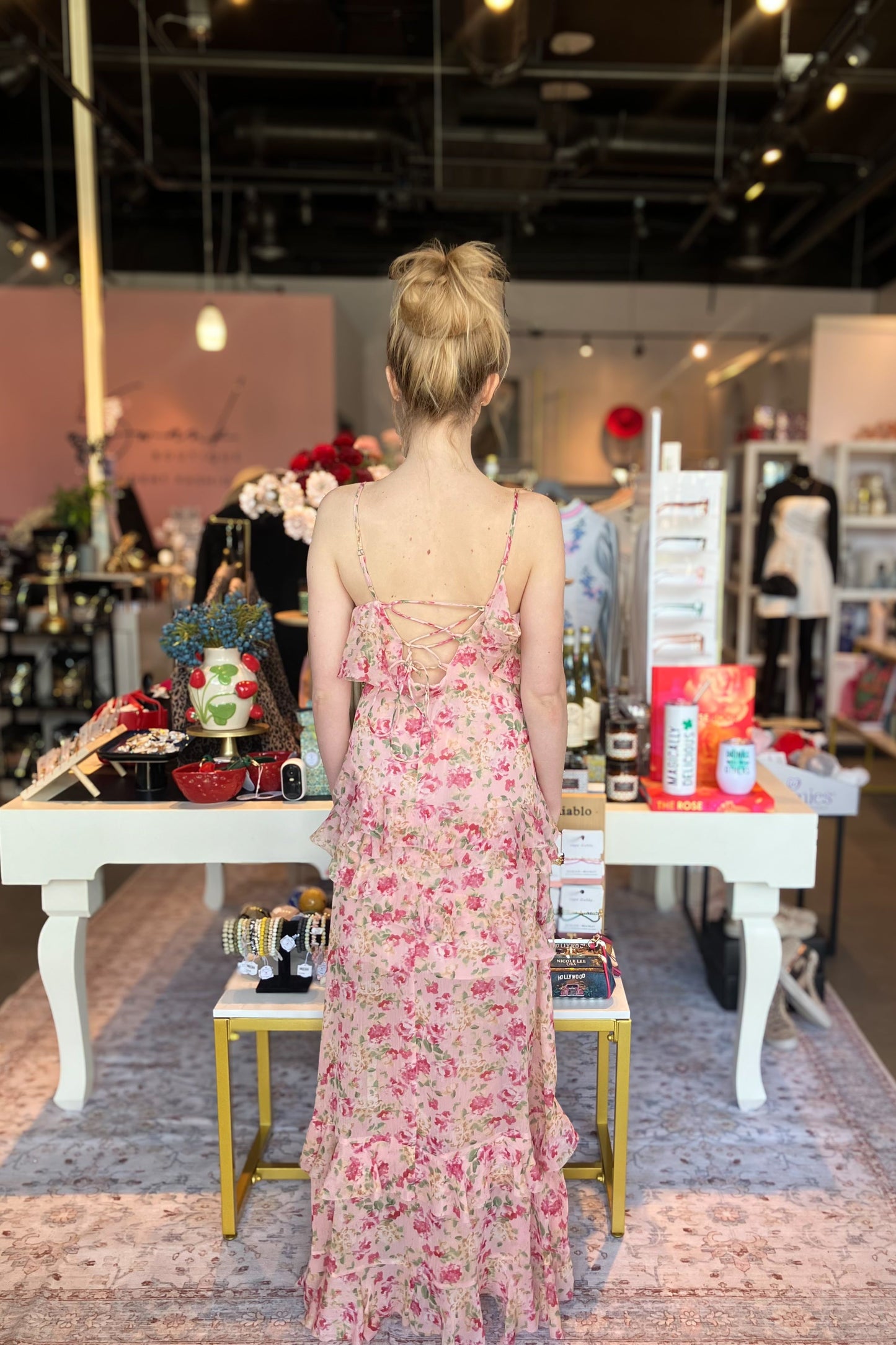 Blush Garden Dress | Swank Boutique