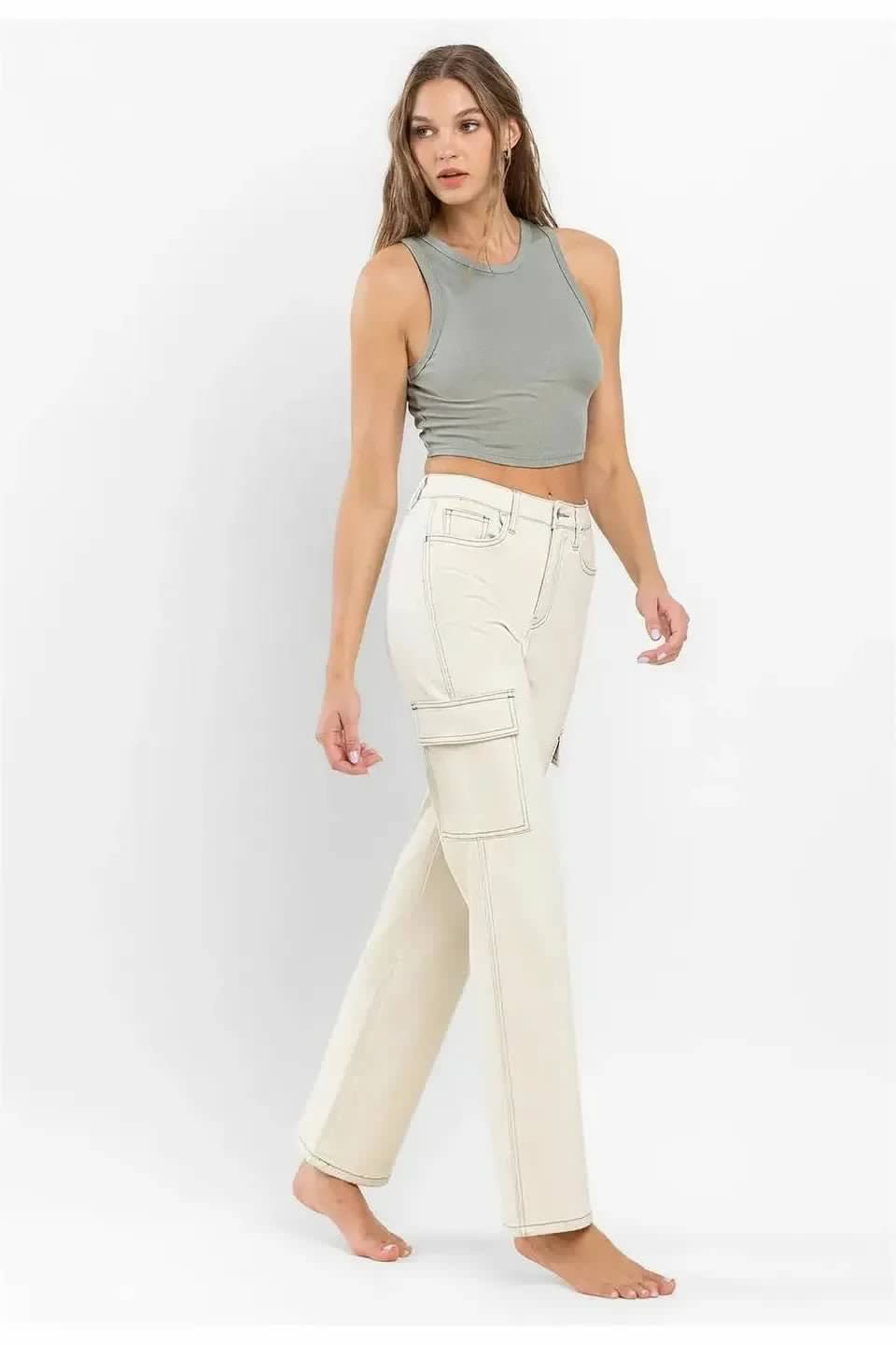 Jessica Utility Cargo Pants | Swank Boutique
