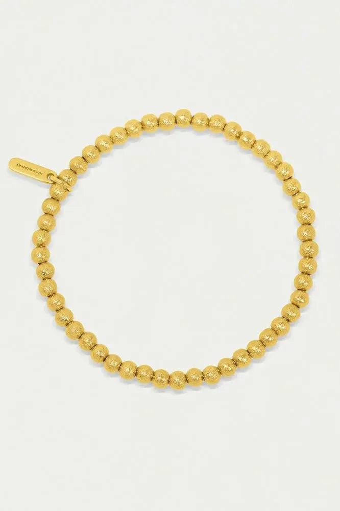 Signature Small Beaded Bracelet - Gold | Swank Boutique