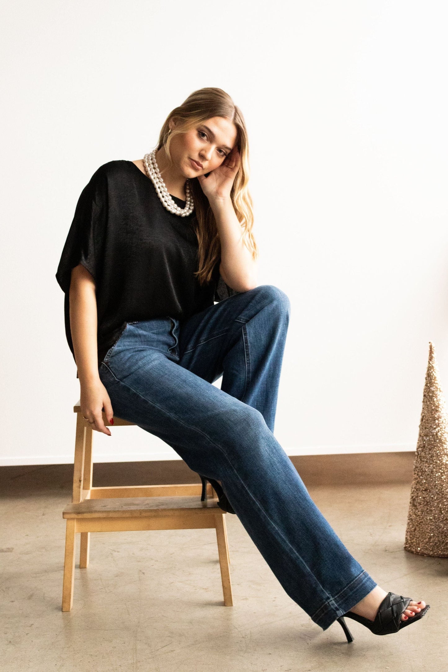 Satin Kiki Tunic | Swank Boutique