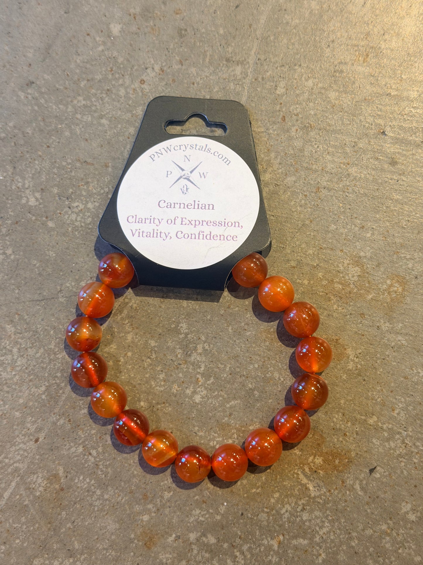 Carnelian Gemstone Bracelet