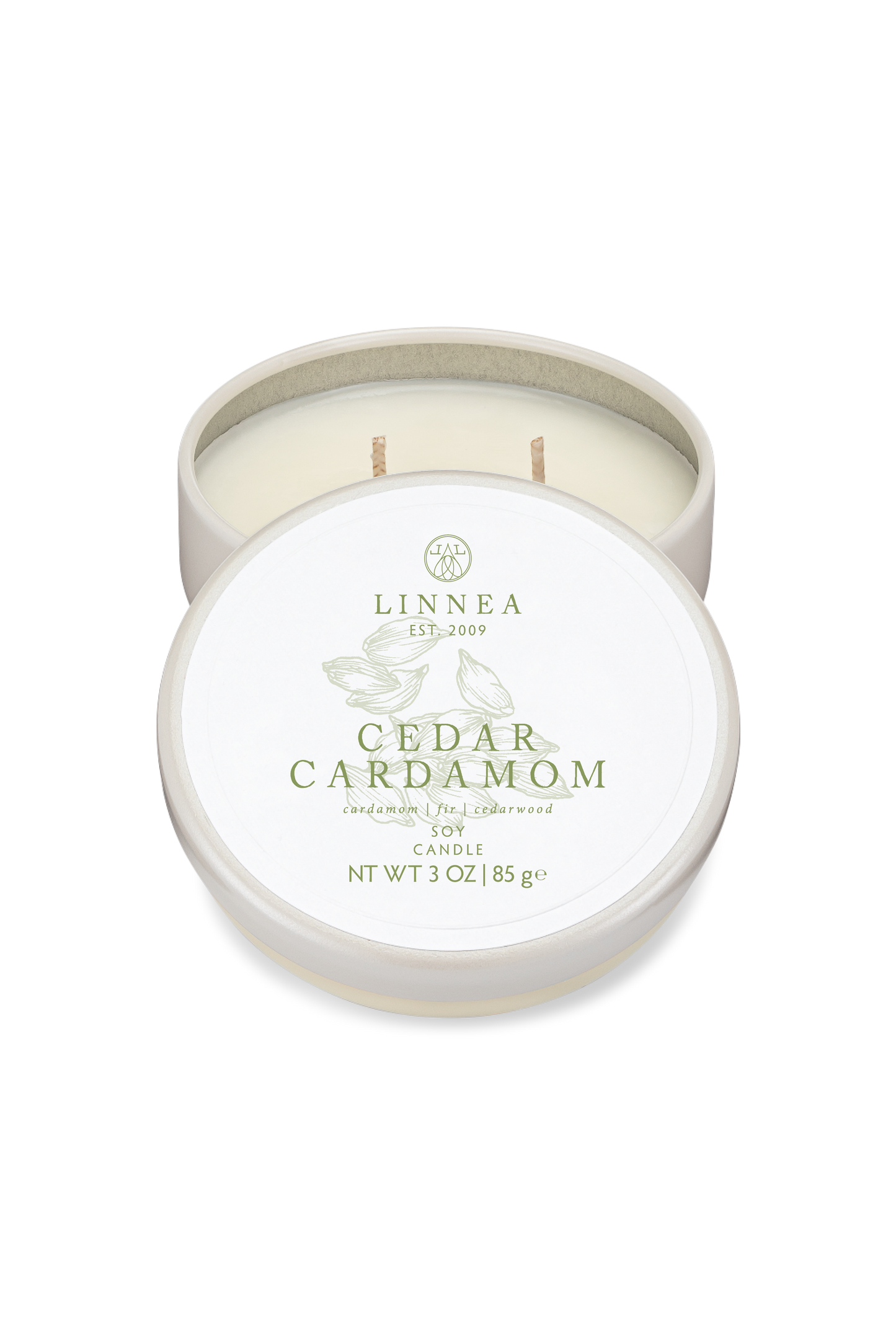 Cedar Cardamom Candle - Petite