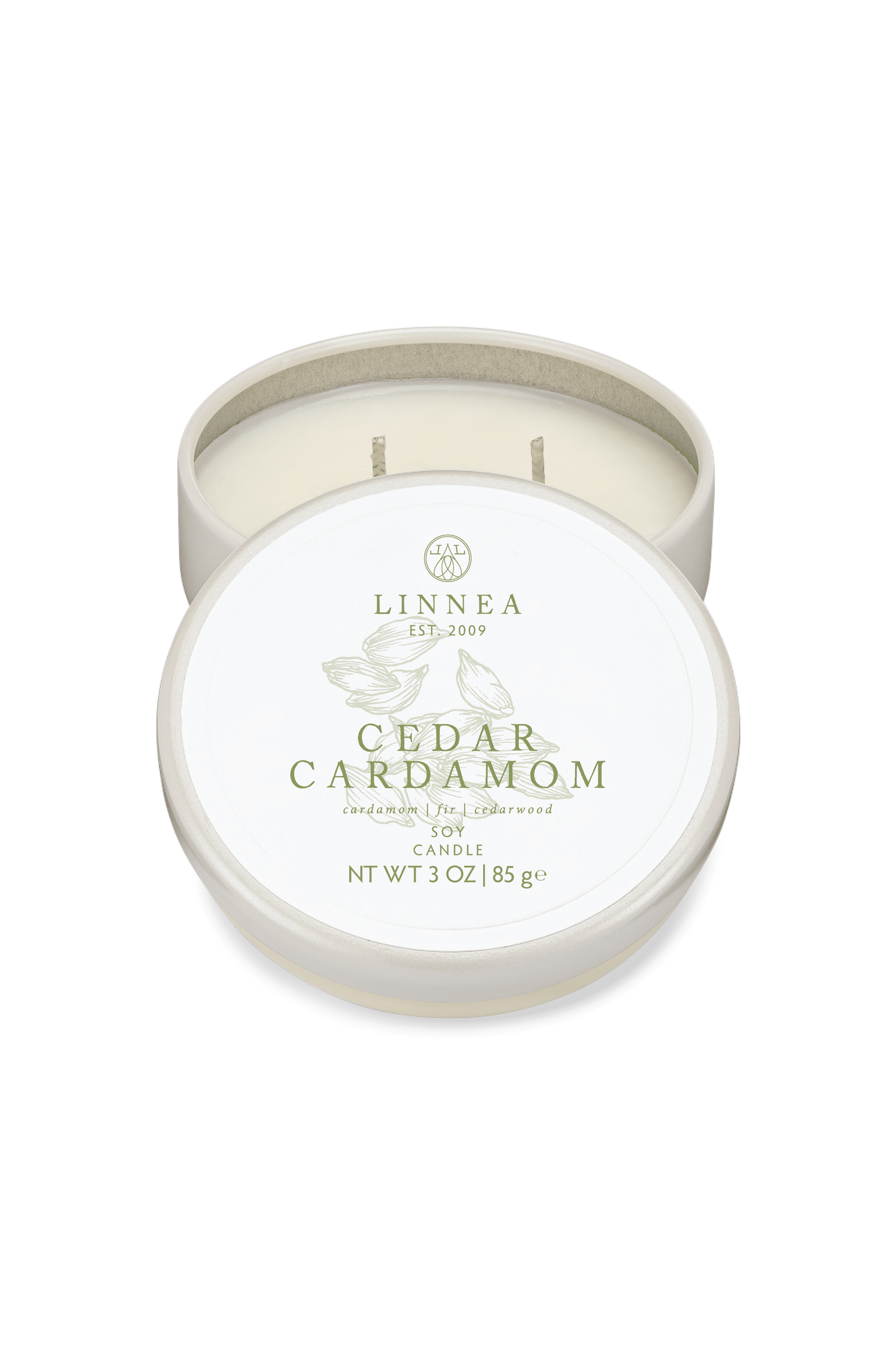 Cedar Cardamom Candle - Petite | Swank Boutique