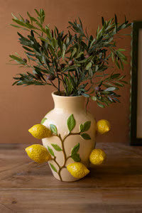 Ceramic Lemon Vase | Swank Boutique