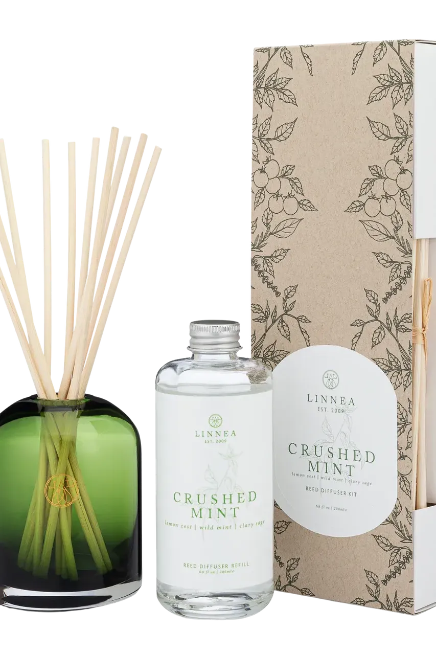 Crushed Mint Reed Diffuser Kit