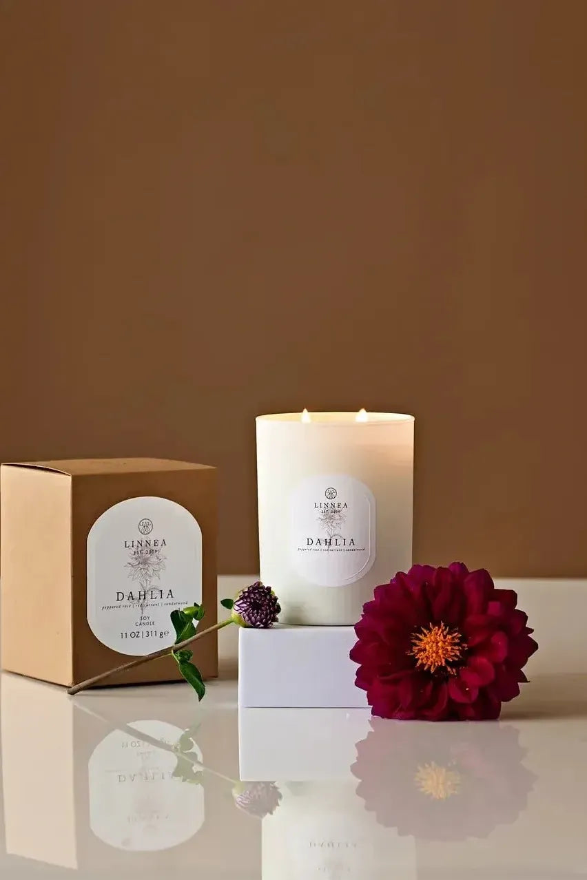 Dahlia Candle - Large | Swank Boutique