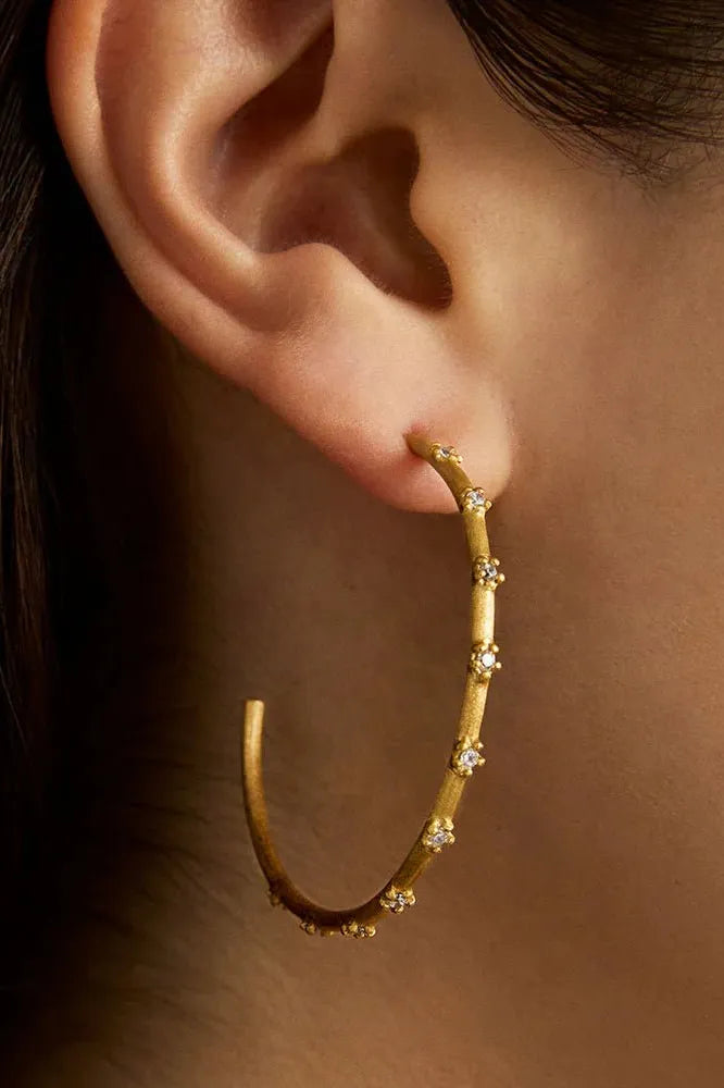 Sylvie Hoop - Gold | Swank Boutique