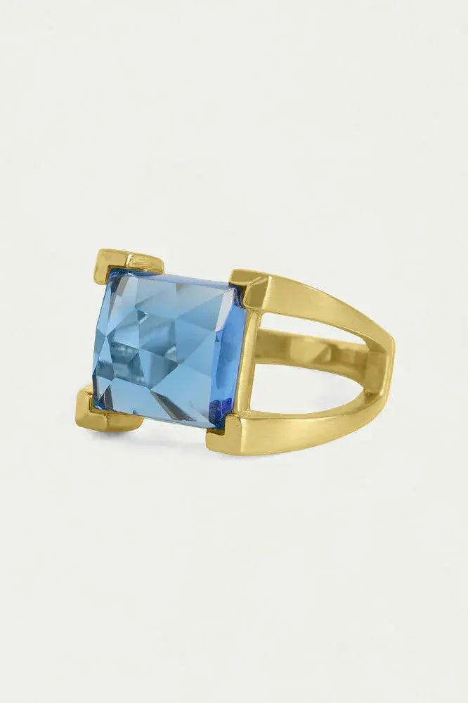 Mini Plaza Ring - Black Onyx/Gold (Copy) | Swank Boutique