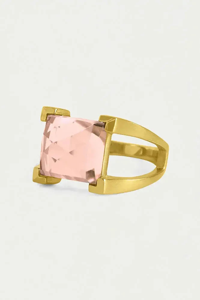 Mini Plaza Ring - Labradorite/Gold (Copy) | Swank Boutique