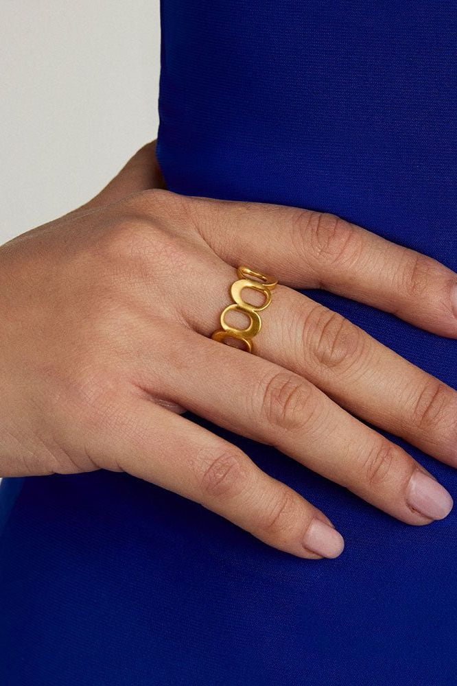 Crosby Link Ring - Gold | Swank Boutique