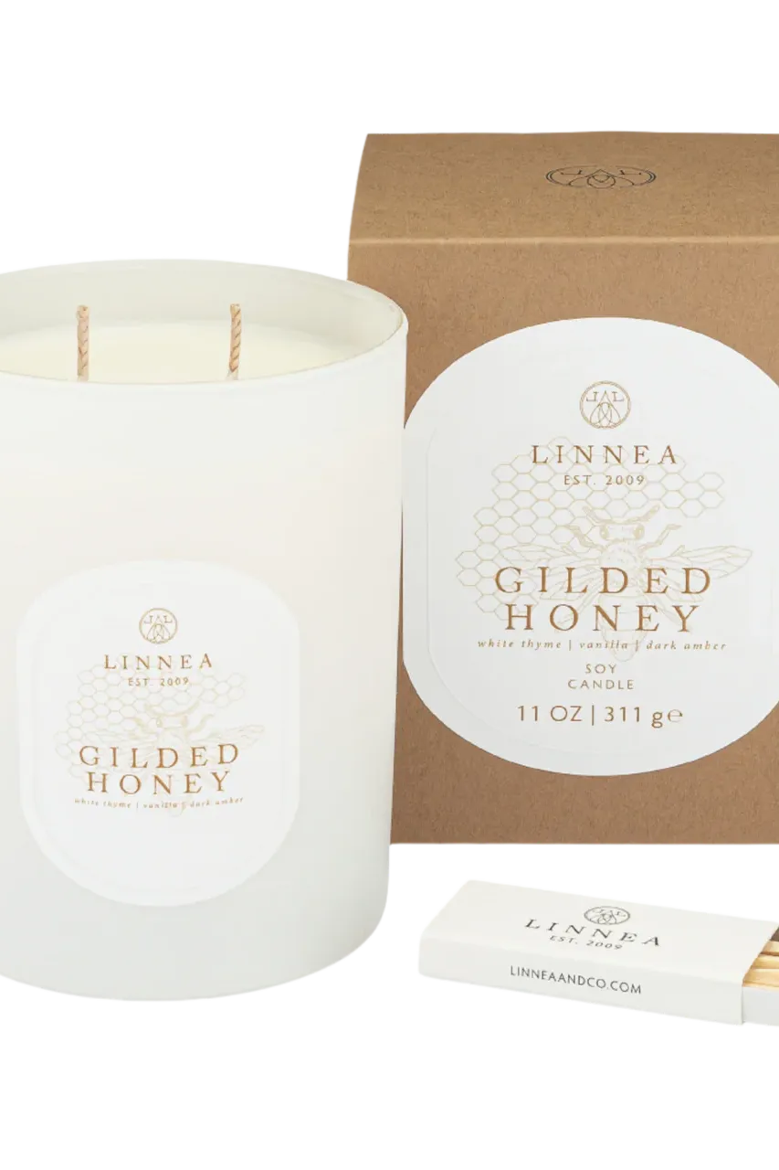 Gilded Honey Candle - Large