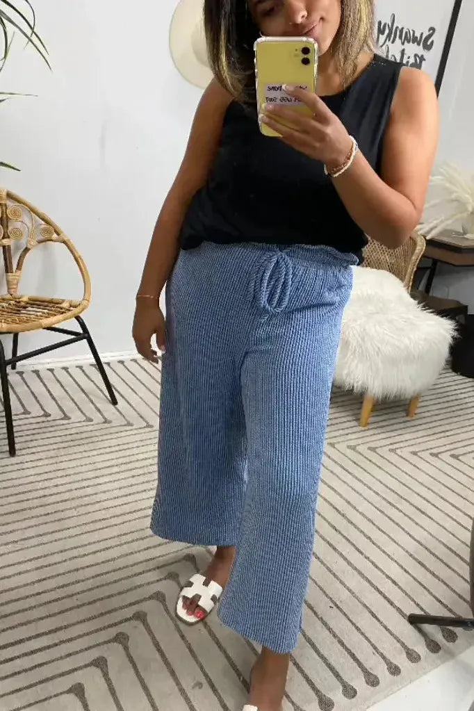 Amanda Cornflower Pant | Swank Boutique