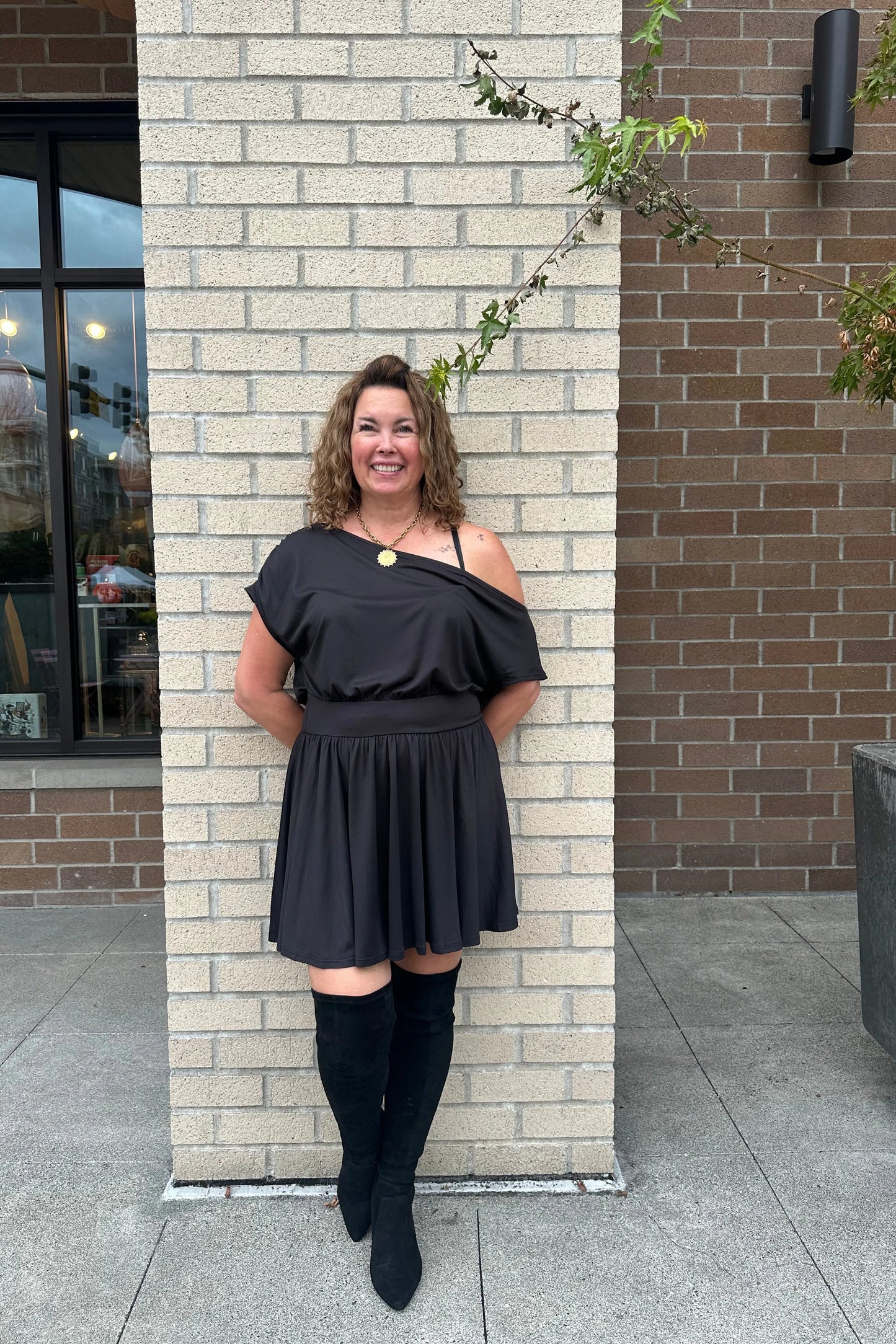 Off The Shoulder Mini Dress | Swank Boutique