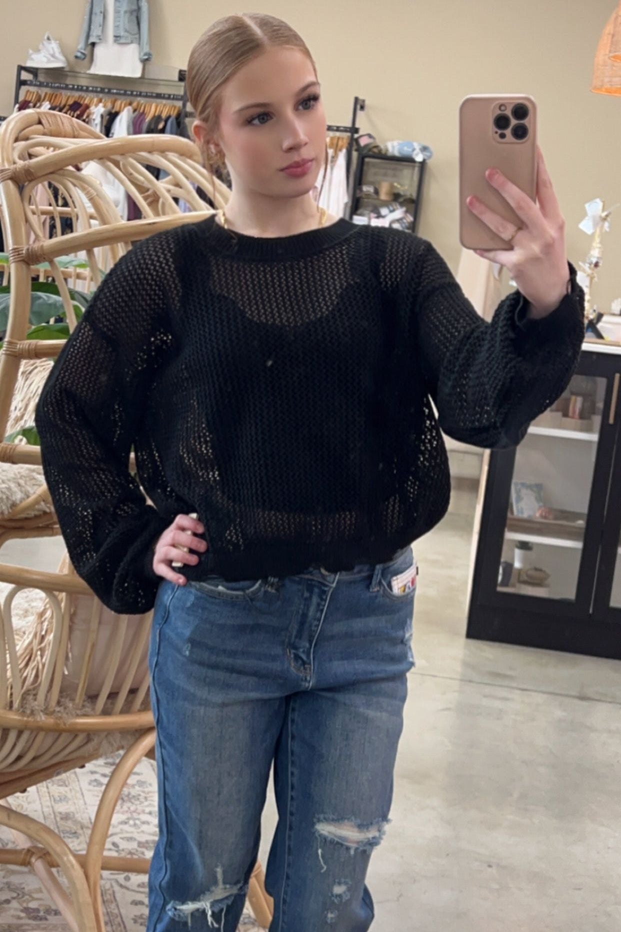 Chic Knitted Sweater | Swank Boutique