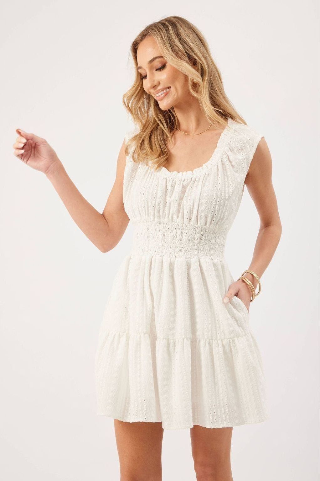 Crystal Mini Dress | Swank Boutique