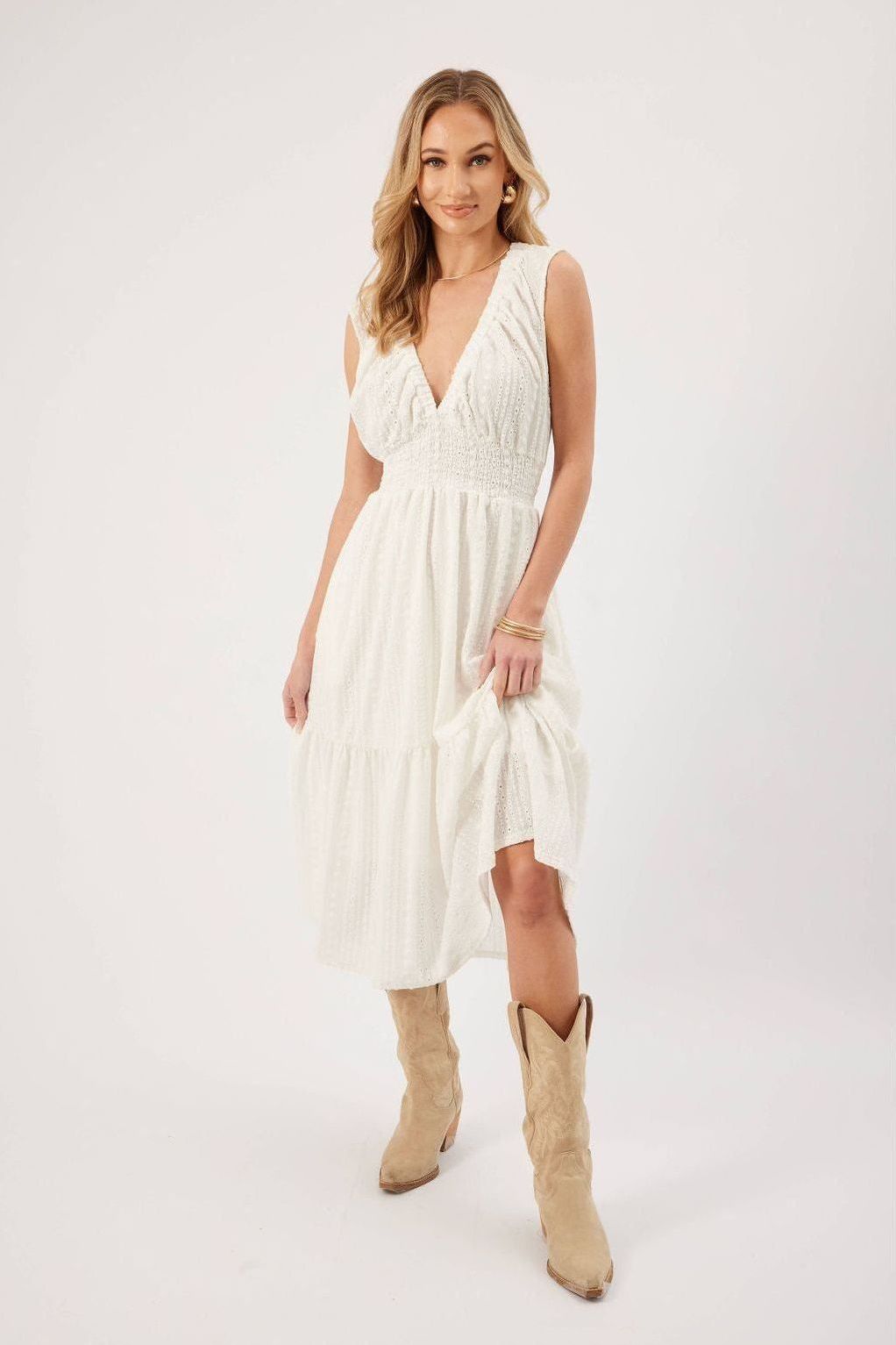 Malia Midi Dress | Swank Boutique
