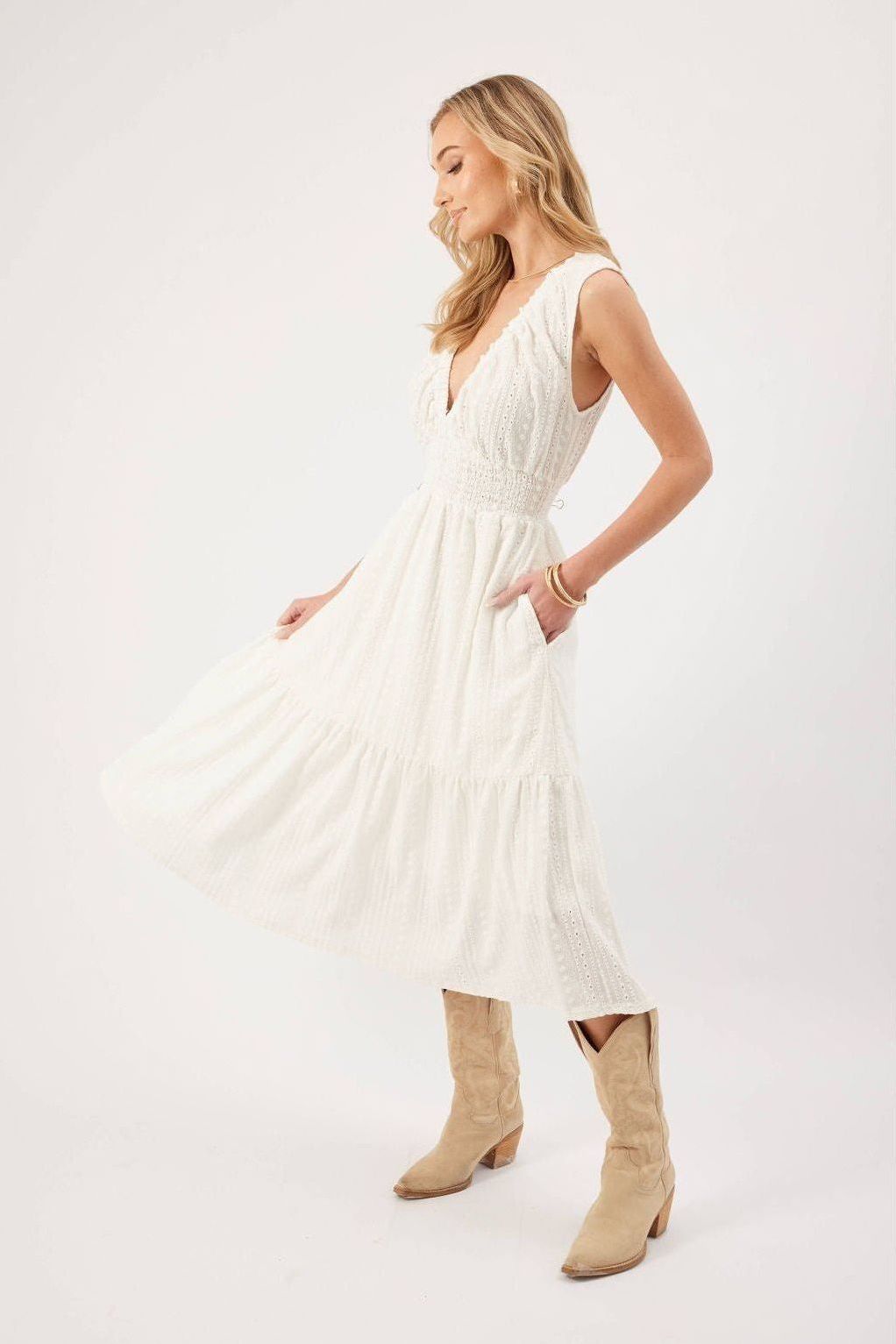 Malia Midi Dress | Swank Boutique