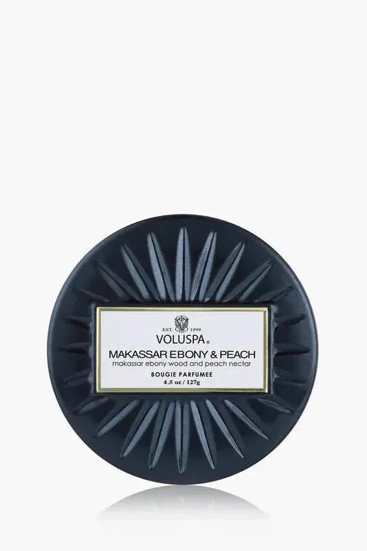 Makassar Ebony Peach - Smal Jar Candle (Copy) | Swank Boutique