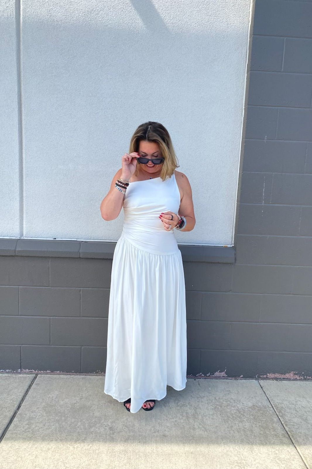 Heaven Sent Ruched Maxi Dress | Swank Boutique