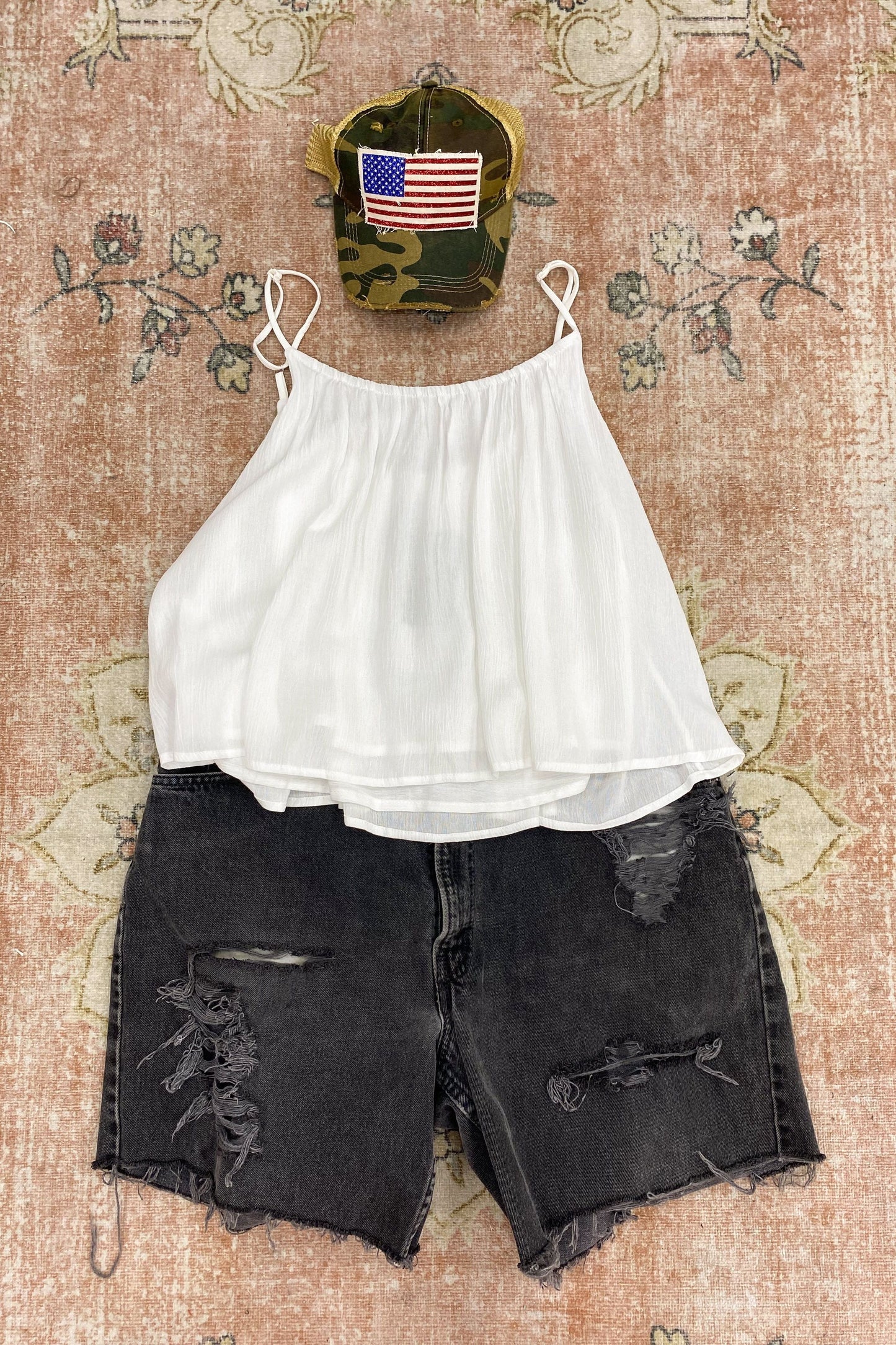 Custom Vintage Levi's Denim Shorts | Swank Boutique