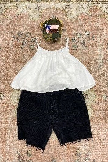Custom Vintage Rustler Denim Shorts | Swank Boutique