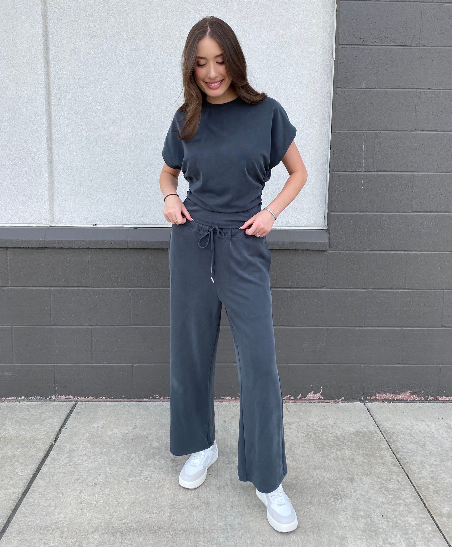 Carly Side Ruched Top | Swank Boutique