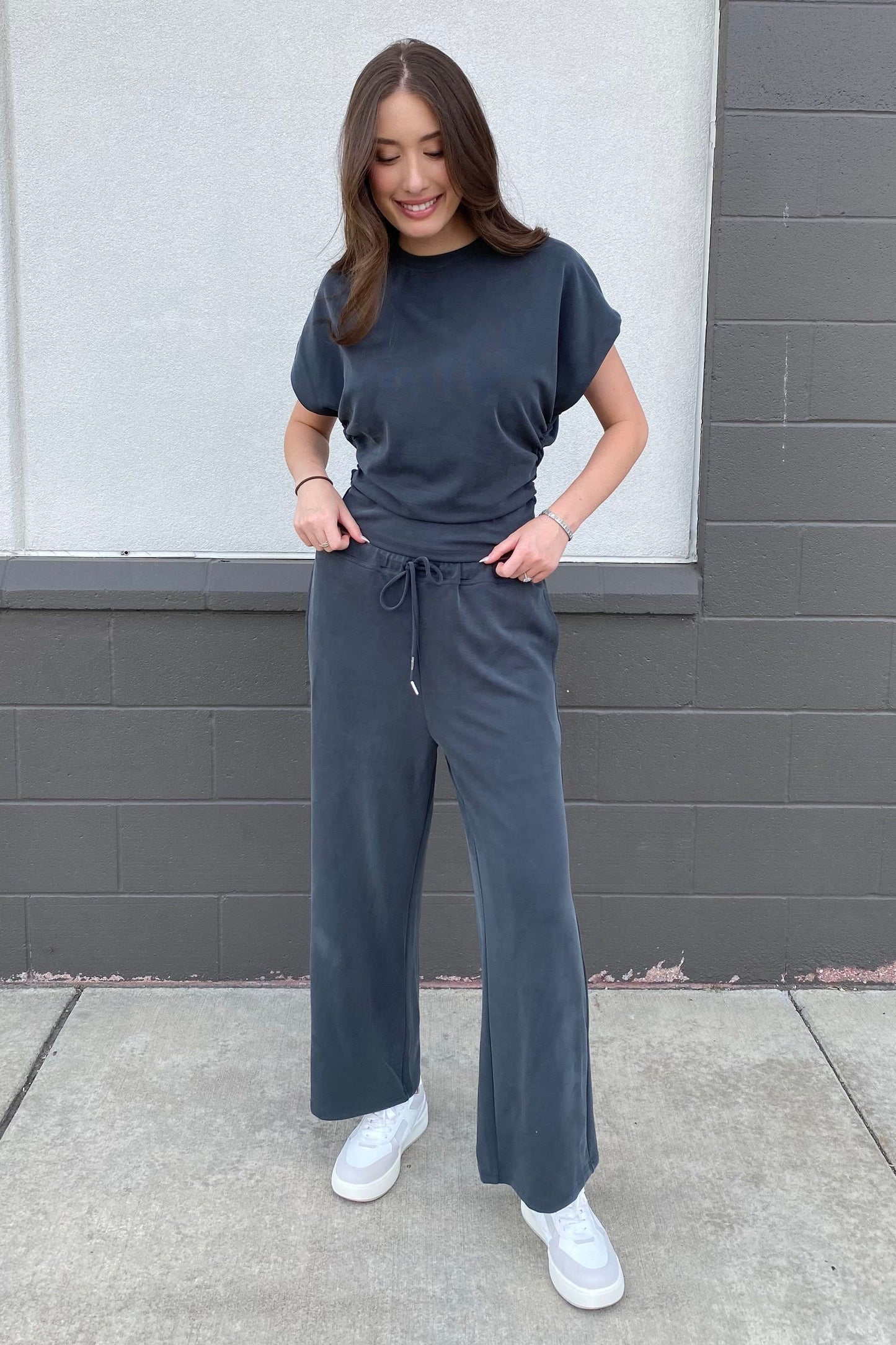 Carly Side Ruched Top | Swank Boutique